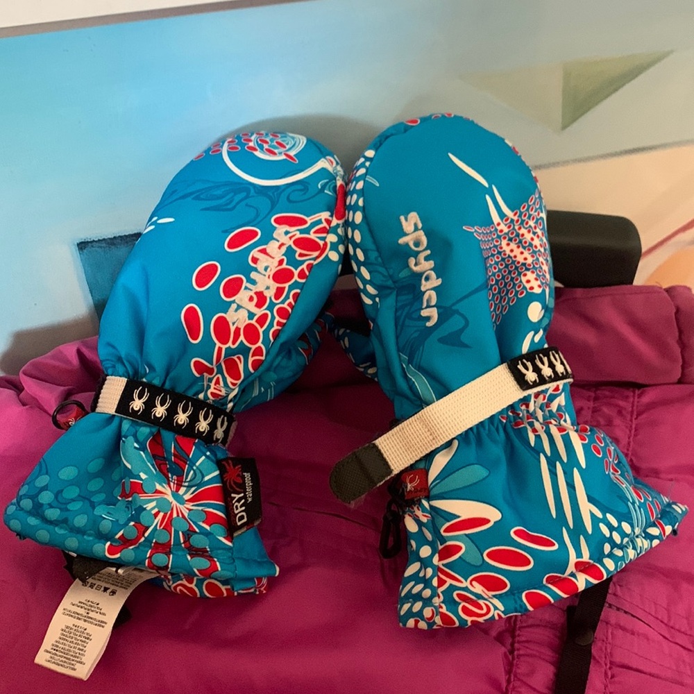 Spyder mittens kids